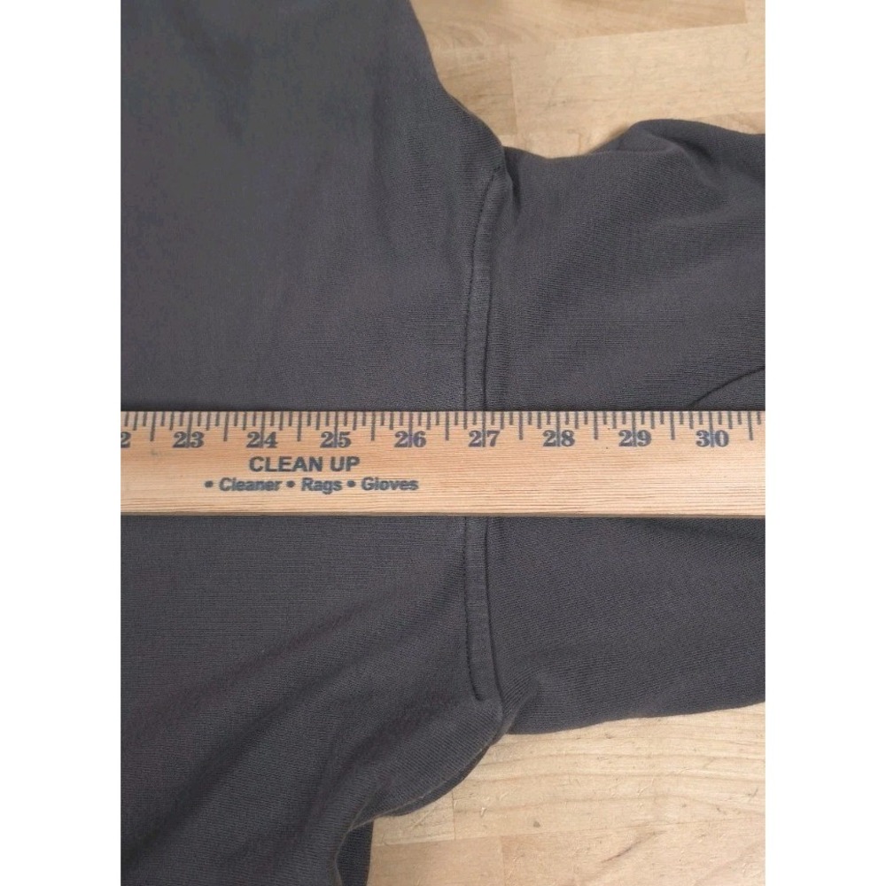 Psycho Bunny Hoodie Sweatshirt Mens Large Gray Pullover Embroidered Patch - Picture 6 of 6